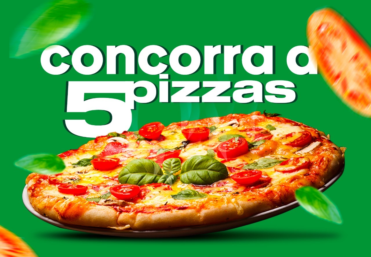  PROMOÇÃO RELÂMPAGO: Concorra ao sorteio de cinco pizzas da Senhora Pizza  