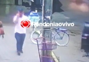 VÍDEO: Câmera de monitoramento registra furto de bicicleta em frente de supermercado