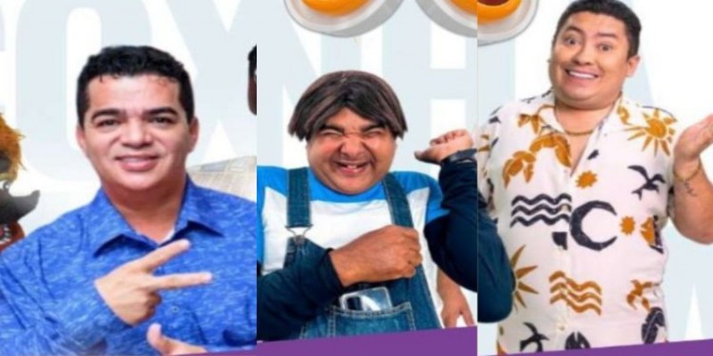TEATRO PALÁCIO DAS ARTES: Festival de humor com três artistas cearenses neste sábado em Porto Velho
